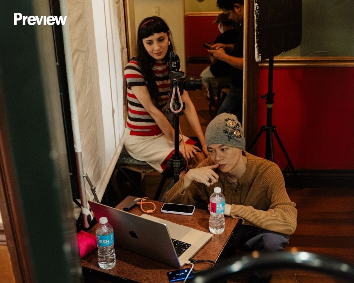 Georgina Wilson Preview January 2026 cover behind the scenes